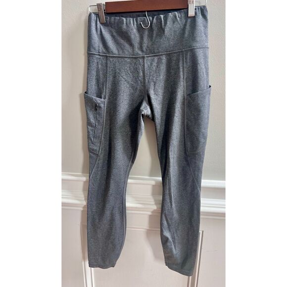 Athleta Leggings - Size Small - Gray Heather - Side Pockets - Picture 1 of 5